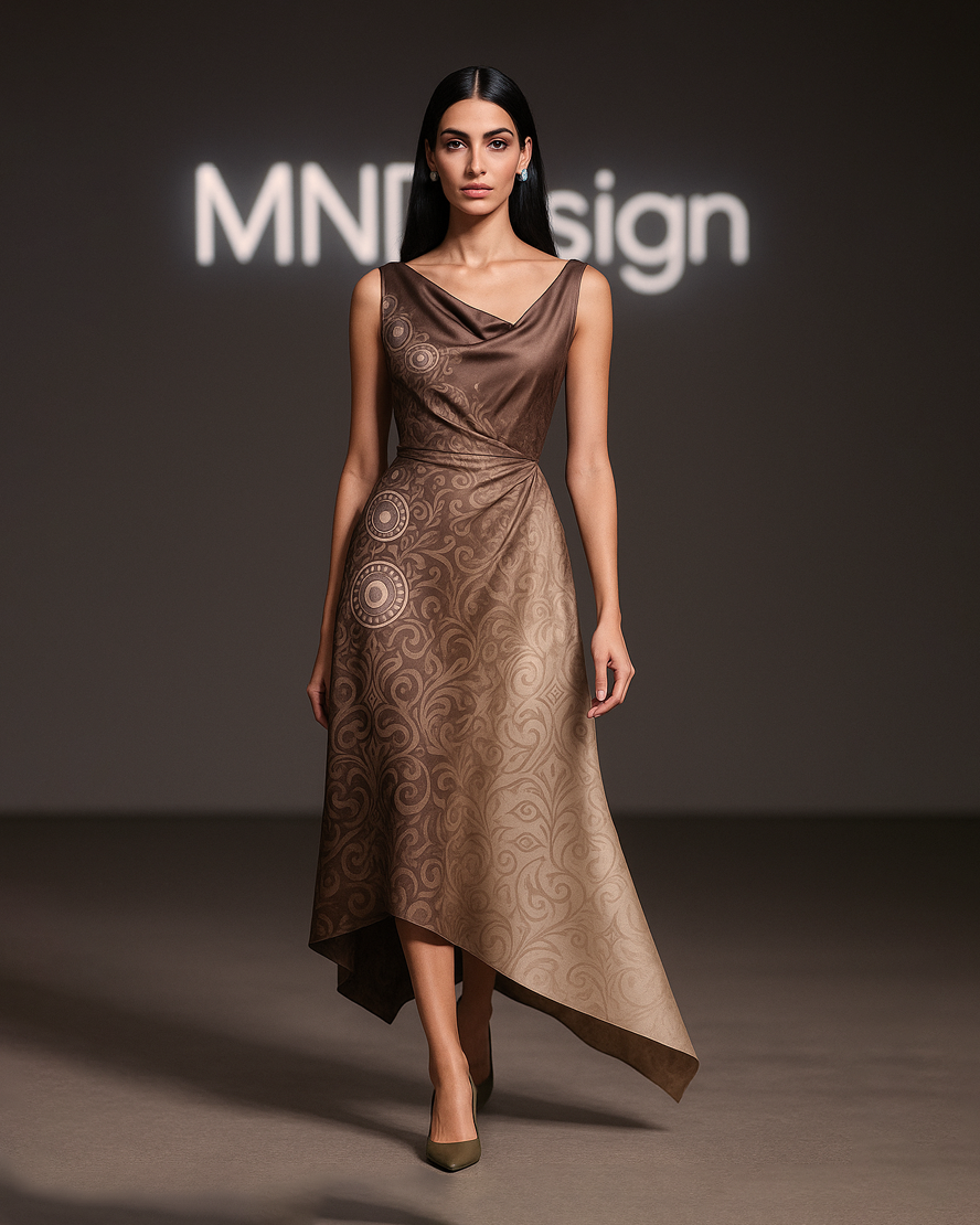 The Whisper of Bronze dress