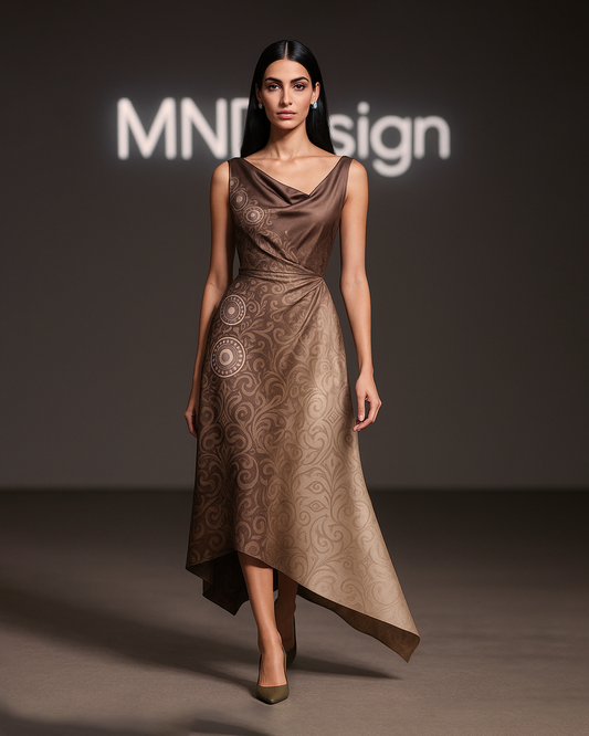 The Whisper of Bronze dress