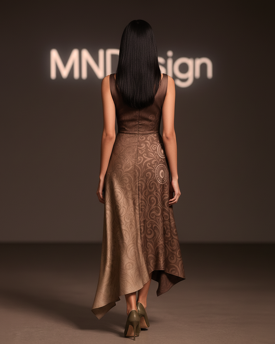 The Whisper of Bronze dress