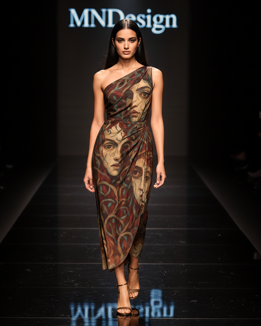 The Faces of Memory Dress