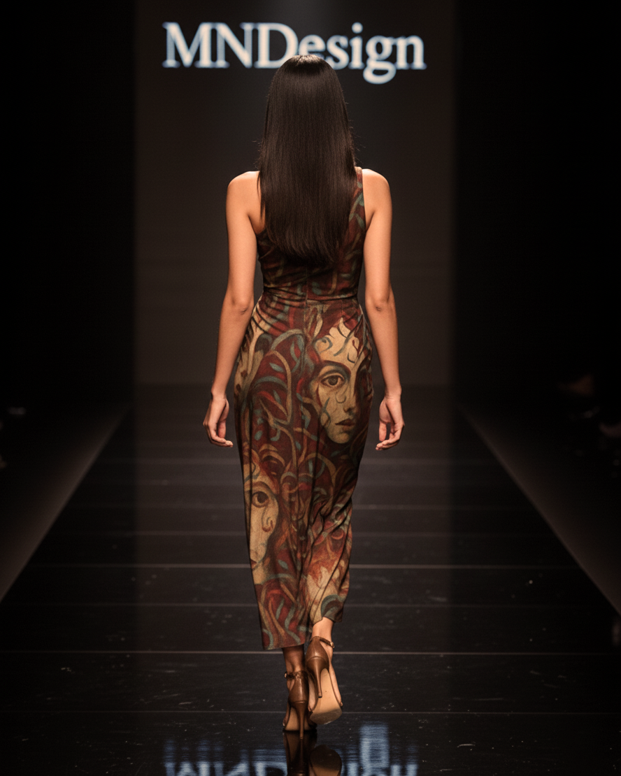 The Faces of Memory Dress