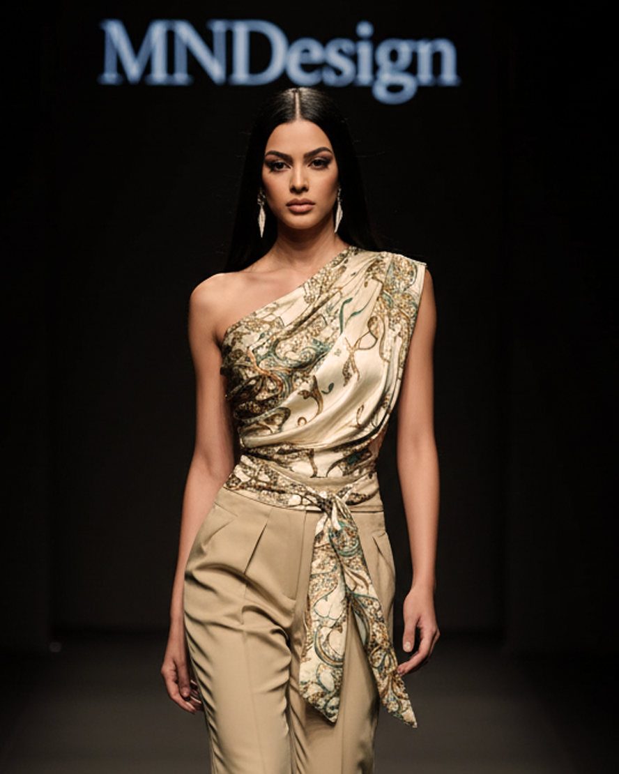 The Golden Whisper Blouse