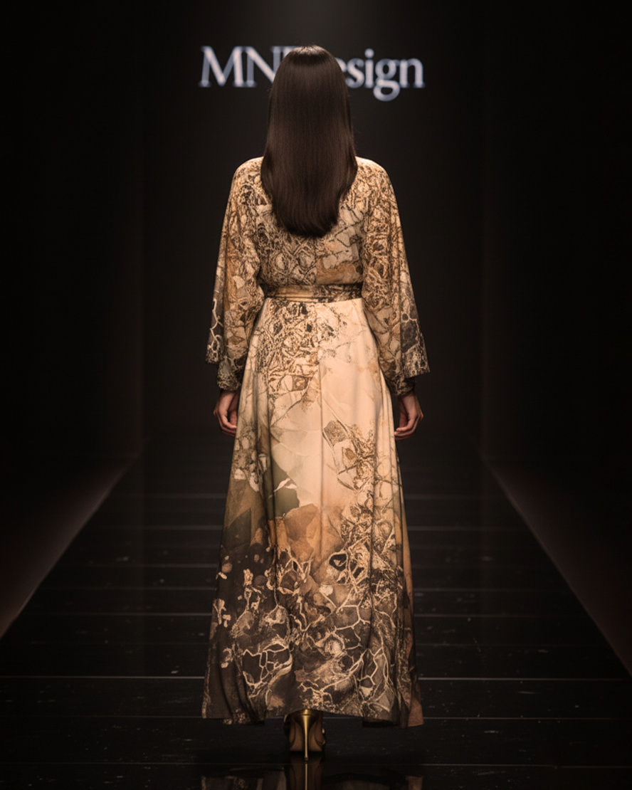 The Cracked Earth Kaftan