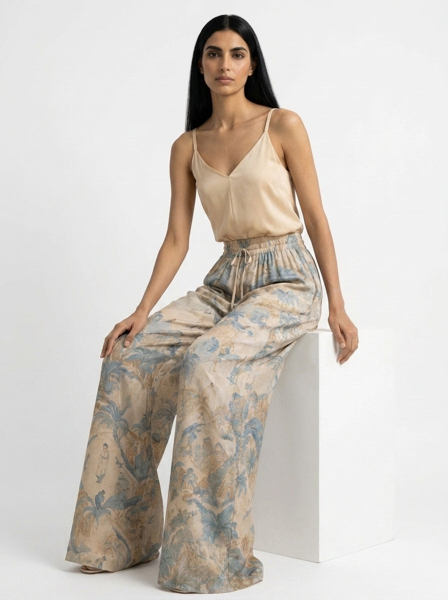 The Blue Blossom Pants