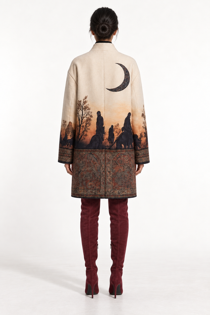 
Crescent Coat by MNDesign — back view.