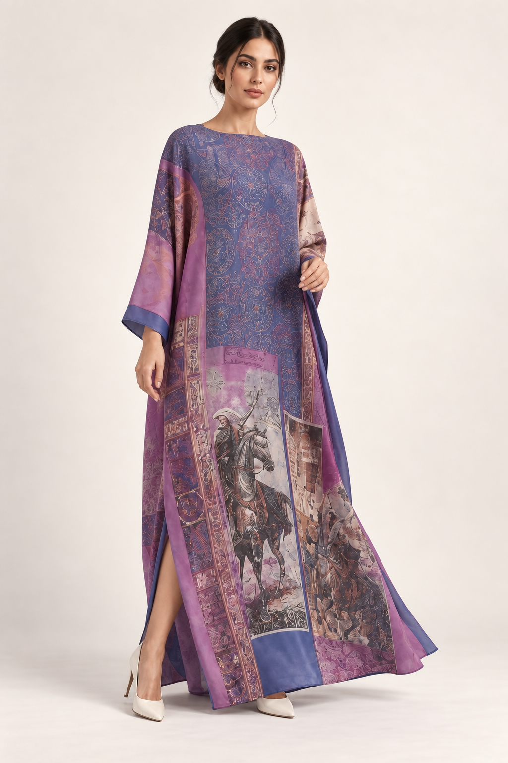 
Moonrise Kaftan by MNDesign — three quarter view.