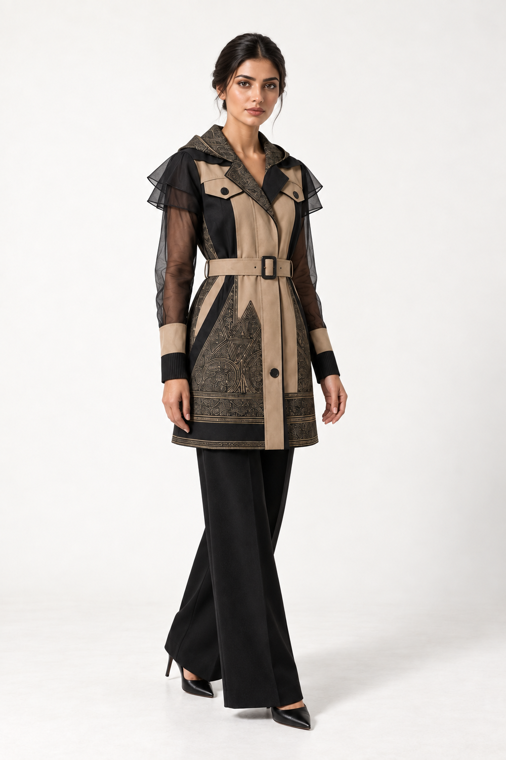 
Discretion Jacket by MNDesign — three quarter view.