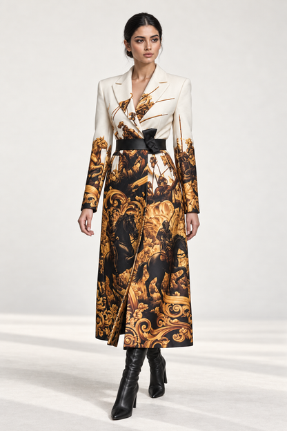 
Yearning Coat by MNDesign — three quarter view.