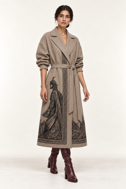 
Homeward Coat by MNDesign — three quarter view.