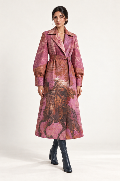 
Devotion Coat by MNDesign — three quarter view.