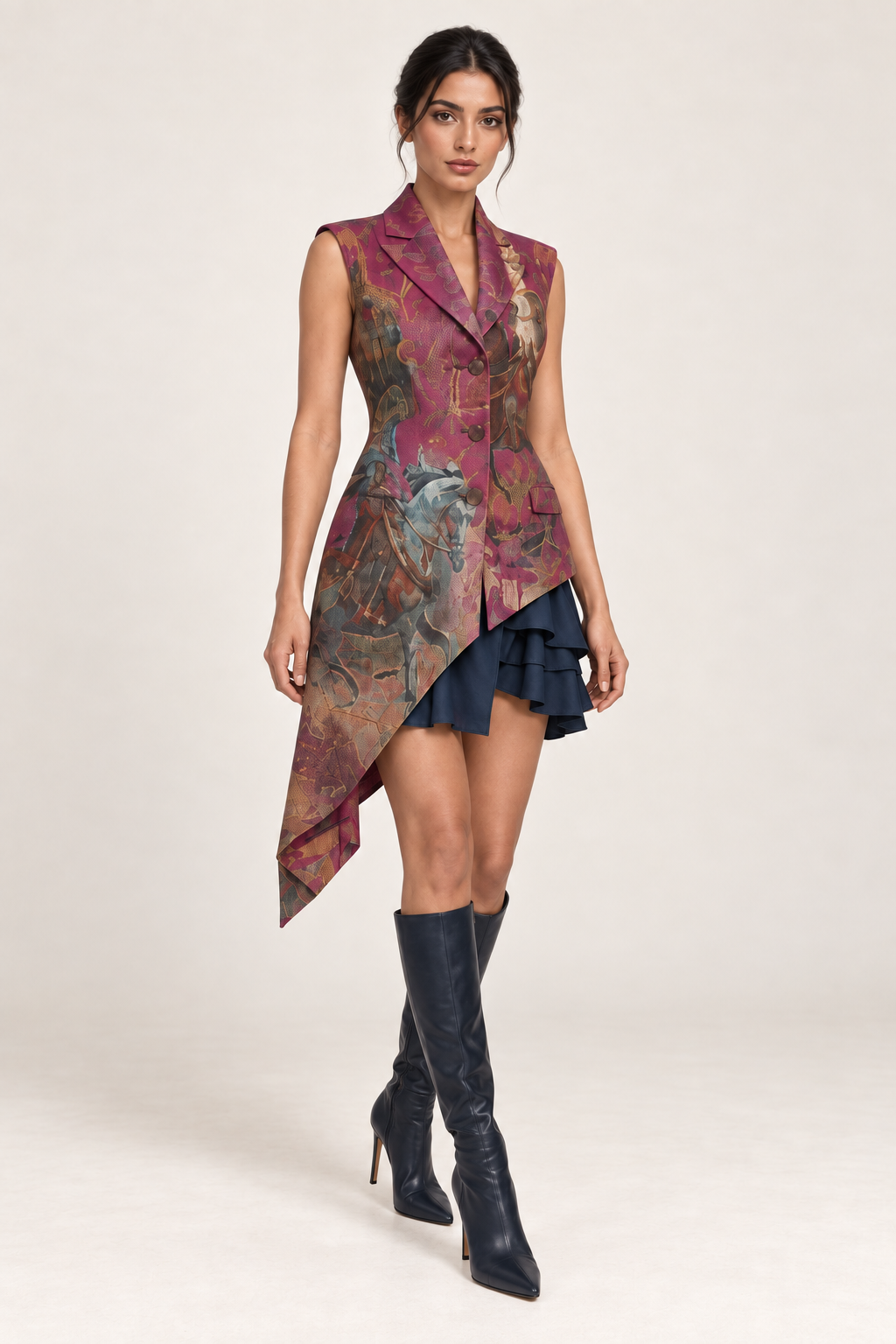 
Gallant Vest by MNDesign — three quarter view.