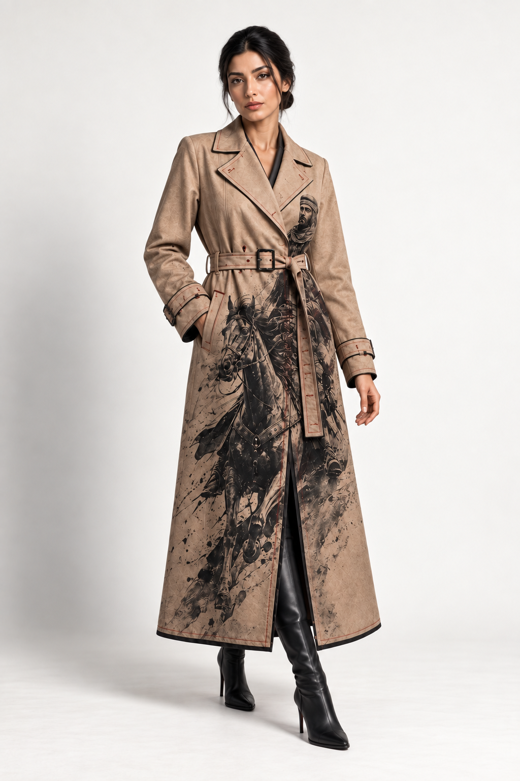 
Resolve Coat by MNDesign — three quarter view.