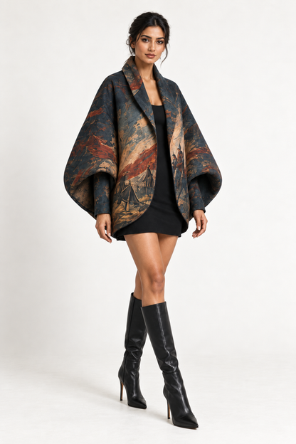 
Crossing Jacket by MNDesign — three quarter view.