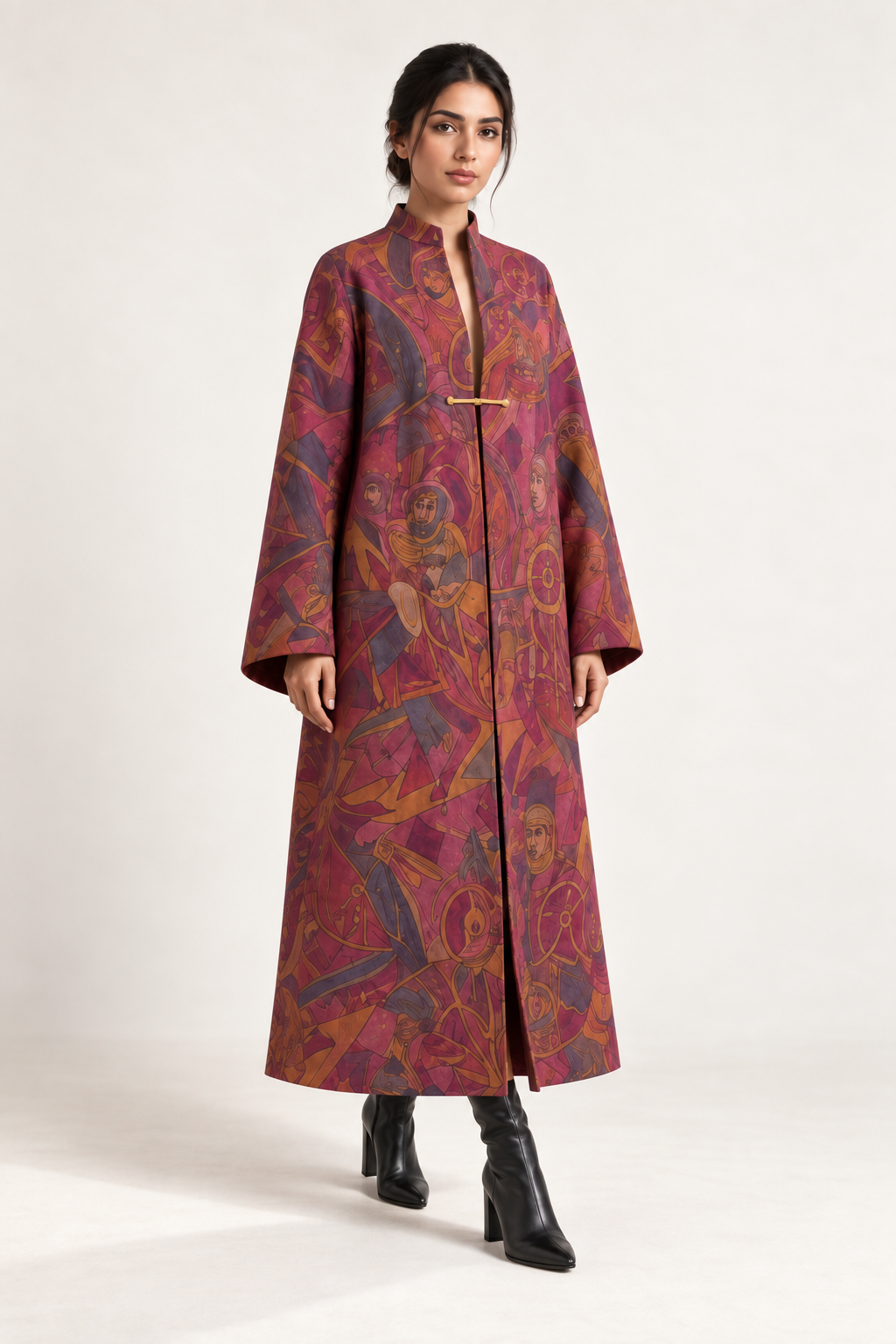 
Chronicle Coat by MNDesign — three quarter view.