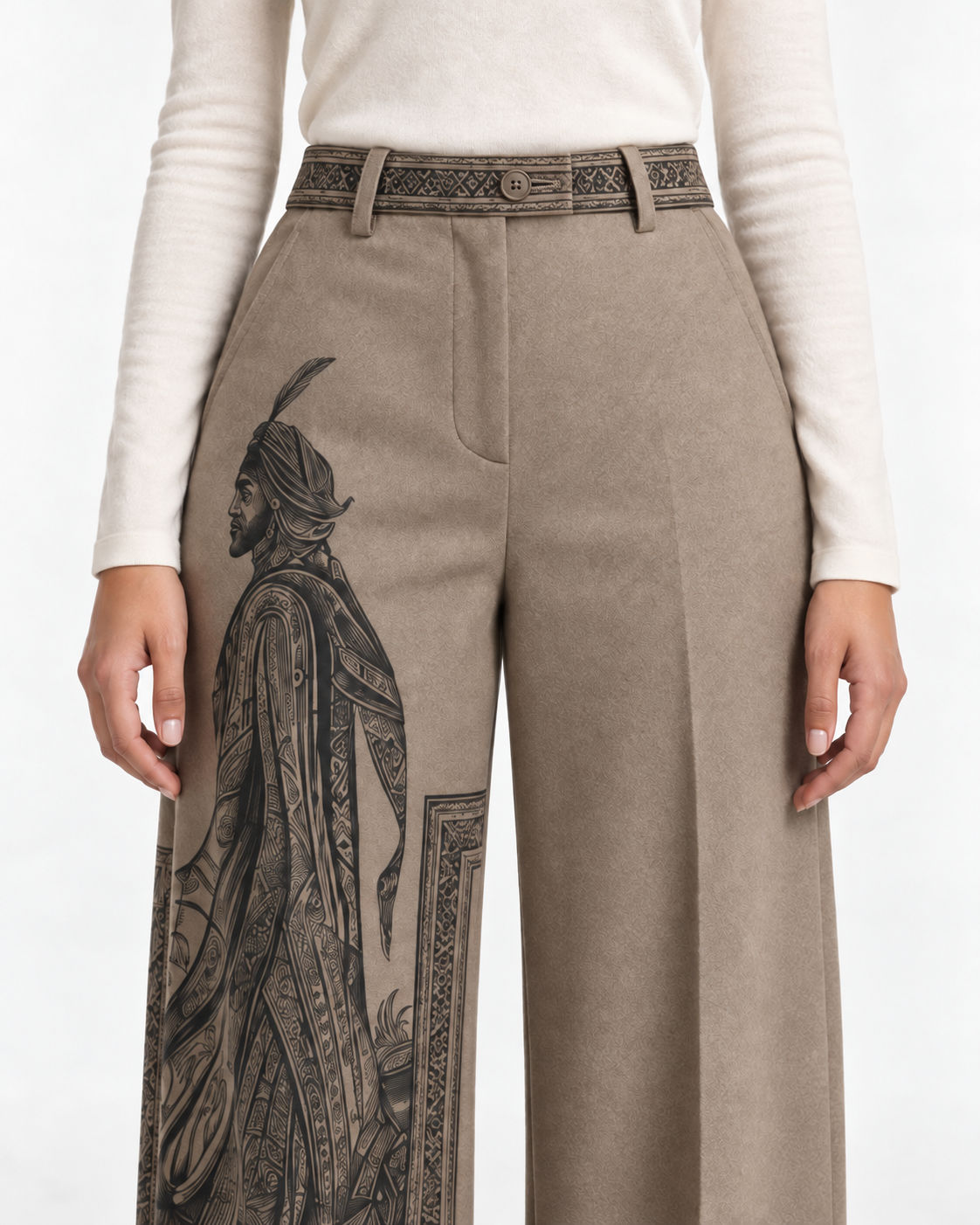 
Wayfarer Trousers by MNDesign — waist detail view.