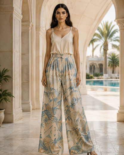 The Blue Blossom Pants