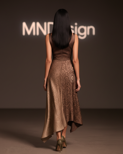 The Whisper of Bronze dress