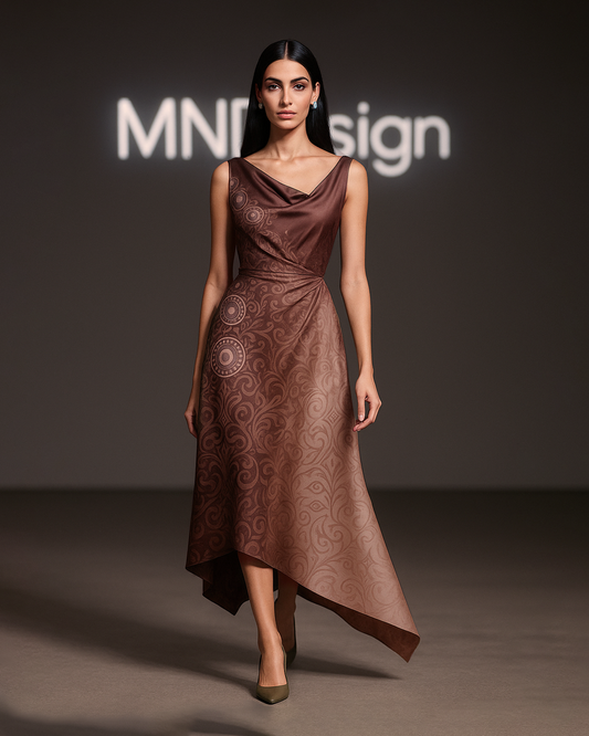 The Whisper of Bronze dress