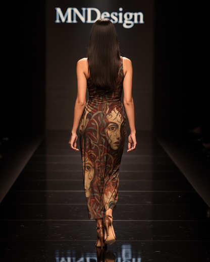 The Faces of Memory Dress