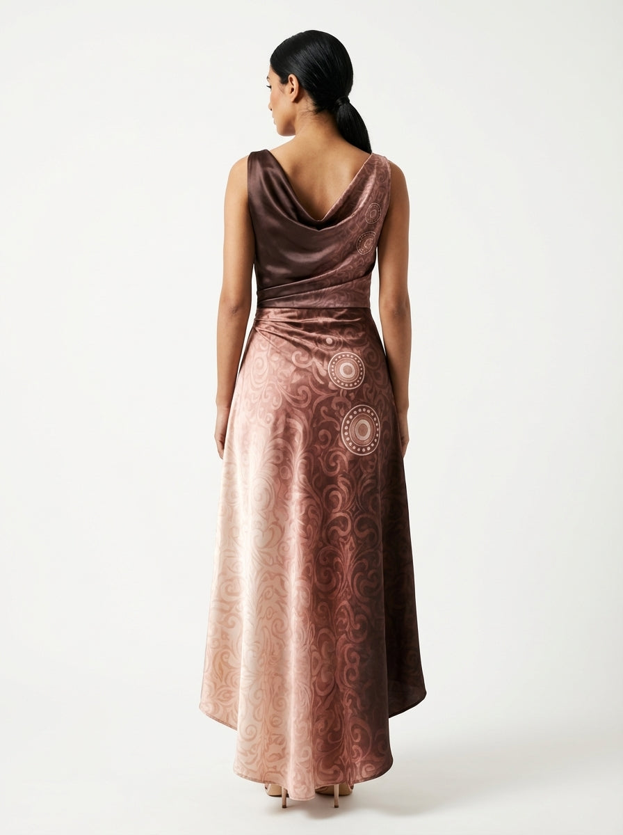 The Whisper of Bronze dress