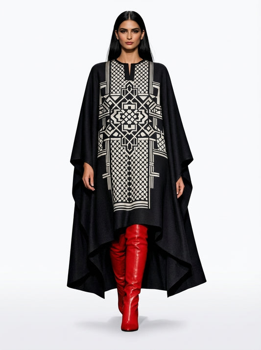 Qalb Al-Rumooz Poncho