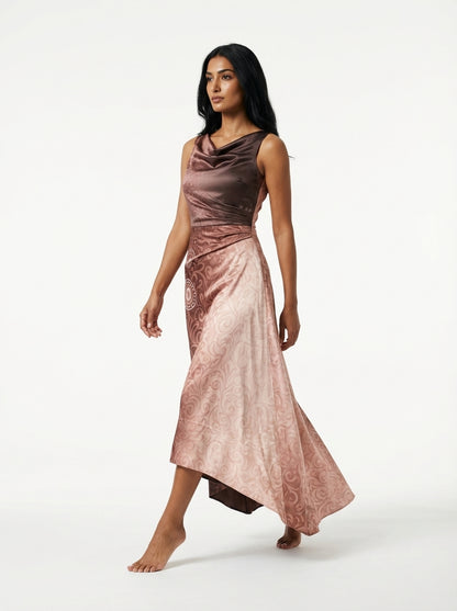 The Whisper of Bronze dress