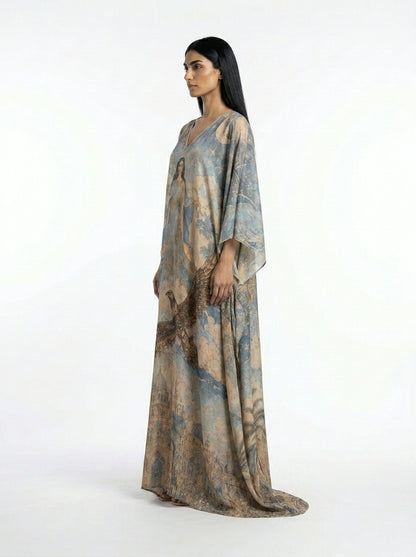 The Moonlit Falcon Abaya