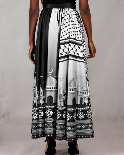 FAYROUZ25 SKIRT - Mohamed Nour Designs - skirt - 