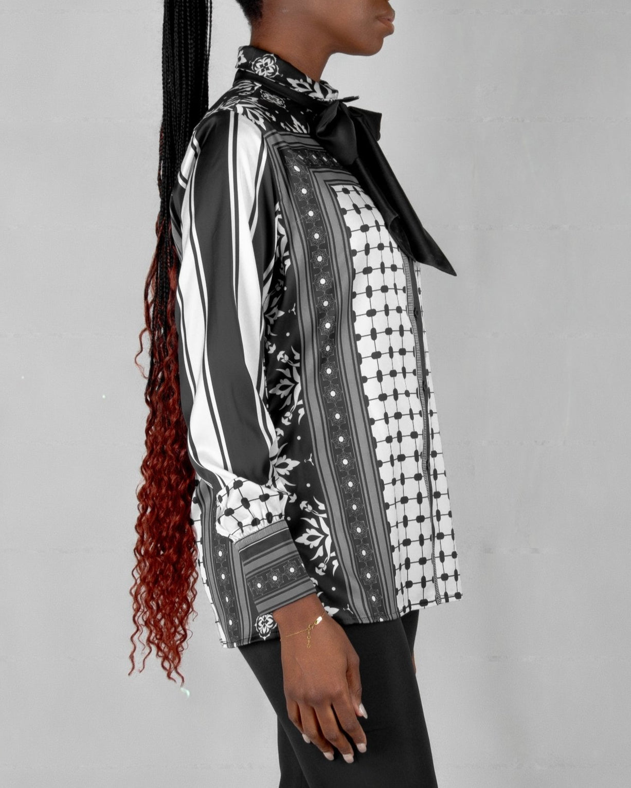 DIR - AL - GHOSON25 BLOUSE - Mohamed Nour Designs - blouse - 
