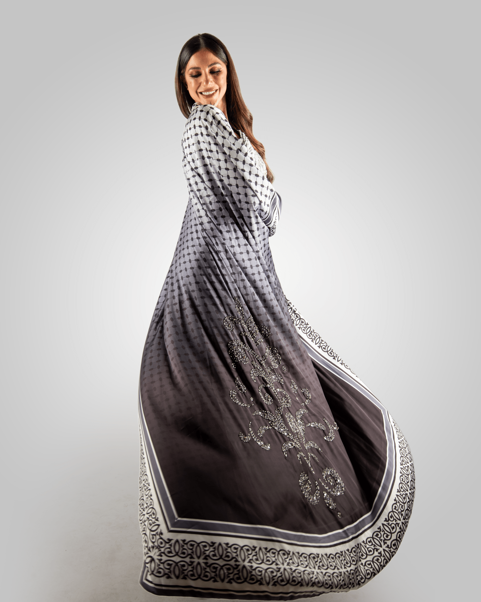 Ain Karem Dress cape - Mohamed Nour Designs - DRESS - 