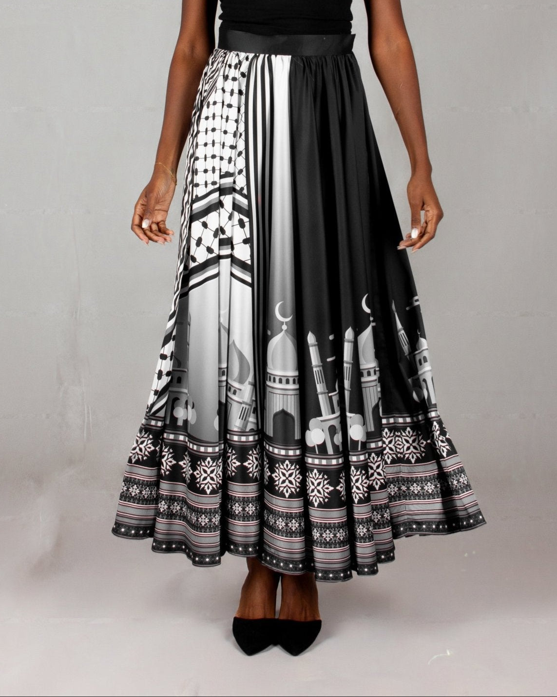 FAYROUZ25 SKIRT - Mohamed Nour Designs - skirt - 