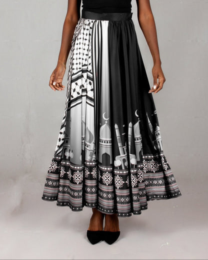 FAYROUZ25 SKIRT - Mohamed Nour Designs - skirt - 