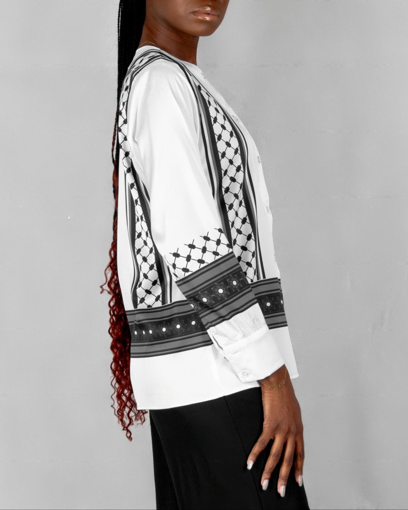 AL - AIZARIA25 BLOUSE - Mohamed Nour Designs - SHIRT - 