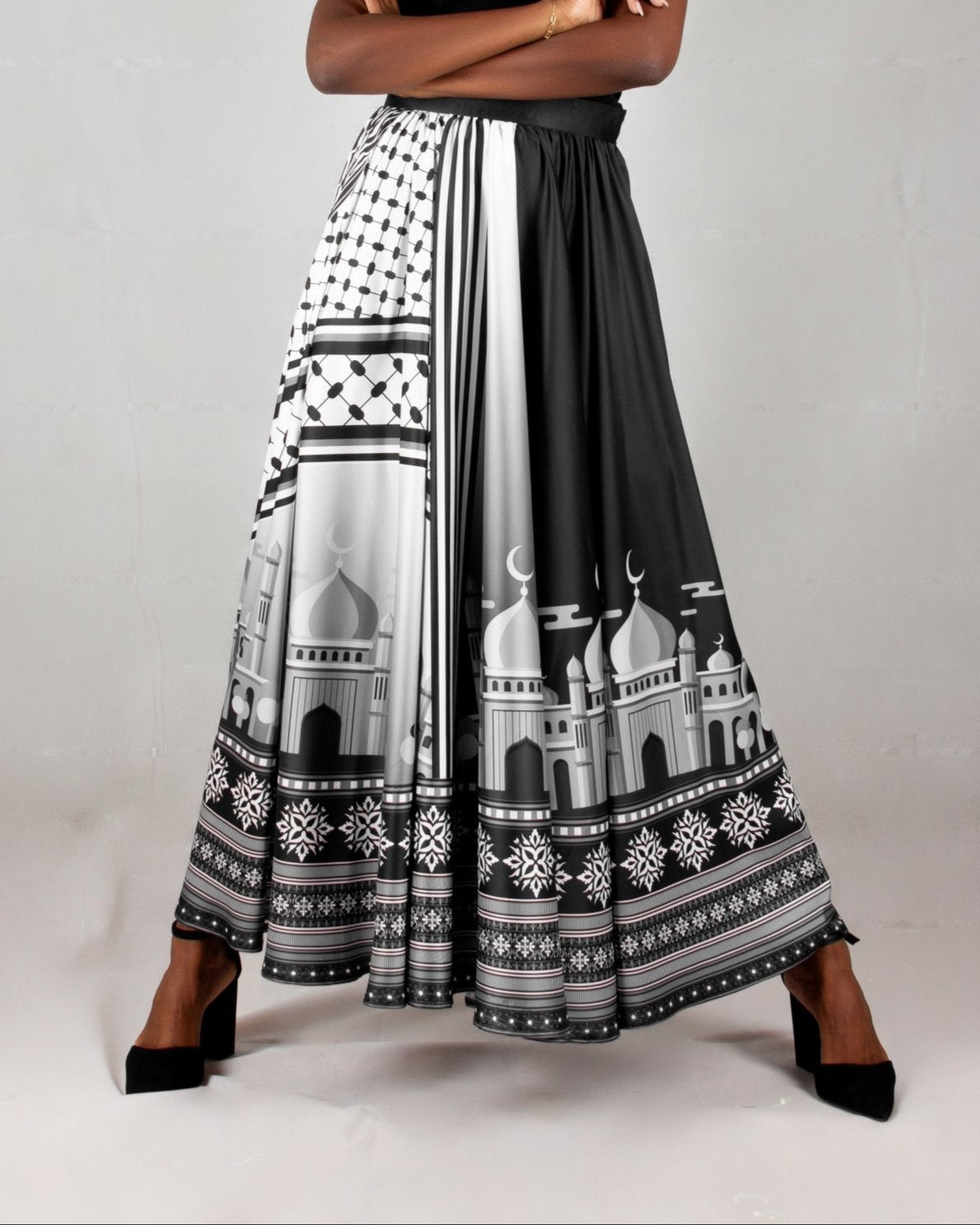 FAYROUZ25 SKIRT - Mohamed Nour Designs - skirt - 