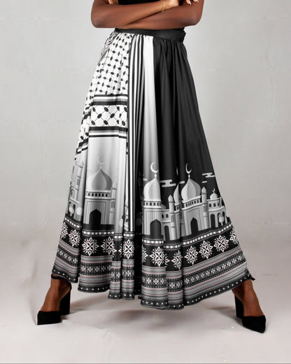 FAYROUZ25 SKIRT - Mohamed Nour Designs - skirt - 