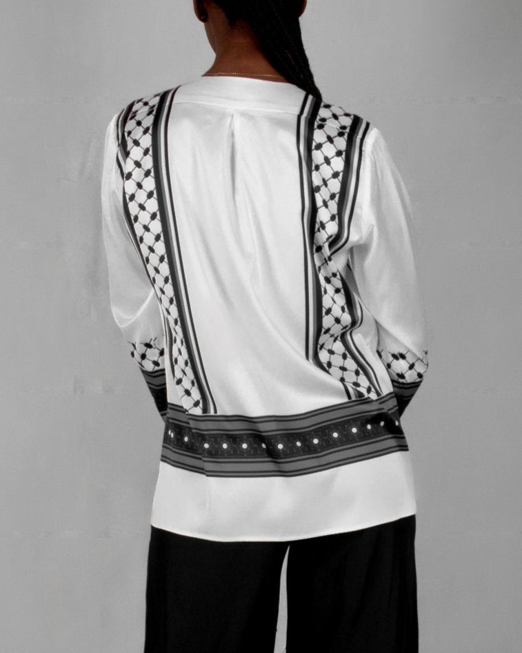 AL - AIZARIA25 BLOUSE - Mohamed Nour Designs - SHIRT - 