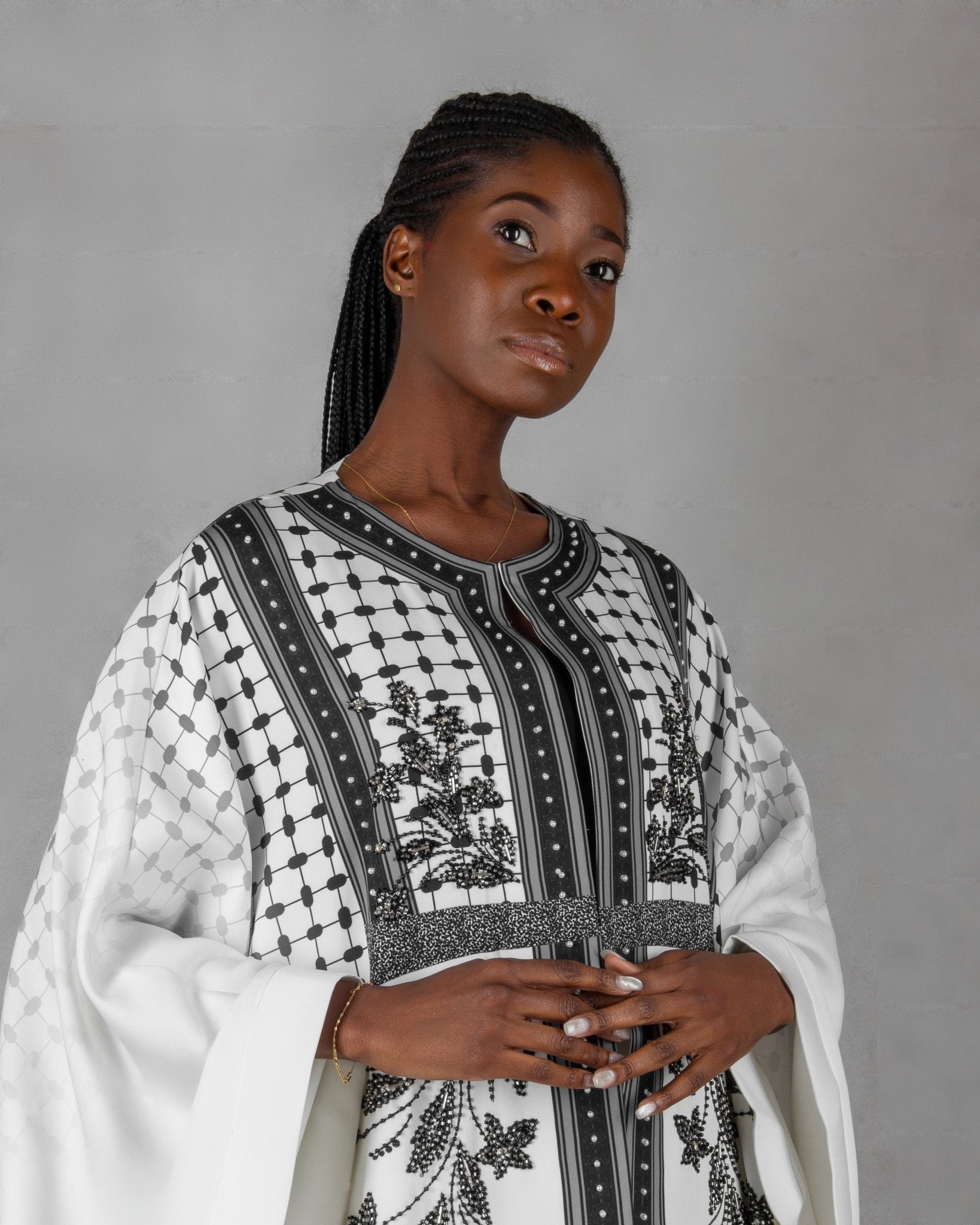 AIN - KAREM25 ABAYA - Mohamed Nour Designs - ABAYA - 