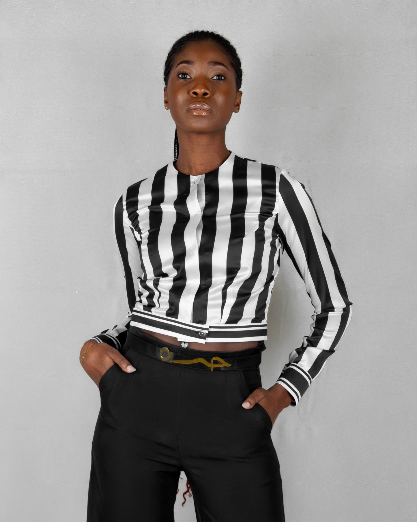 AL - FALOUGA25 BLOUSE - Mohamed Nour Designs - blouse - 