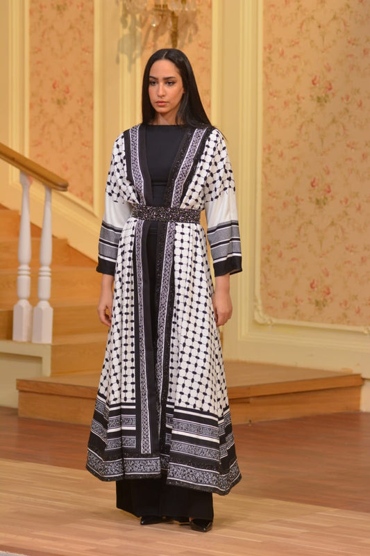 Khan Younes Kaftan - Mohamed Nour Designs - dress - 