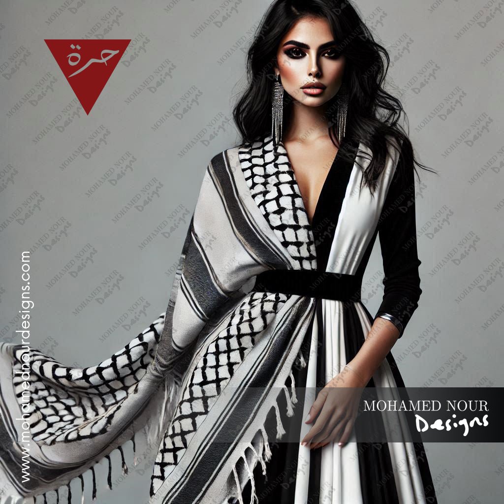 OM - ELFAHM25 DRESS - Mohamed Nour Designs - dress - 