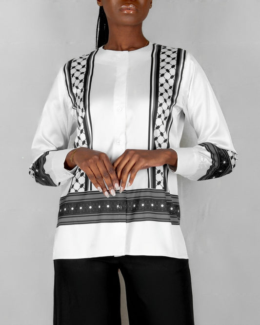 AL - AIZARIA25 BLOUSE - Mohamed Nour Designs - SHIRT - 