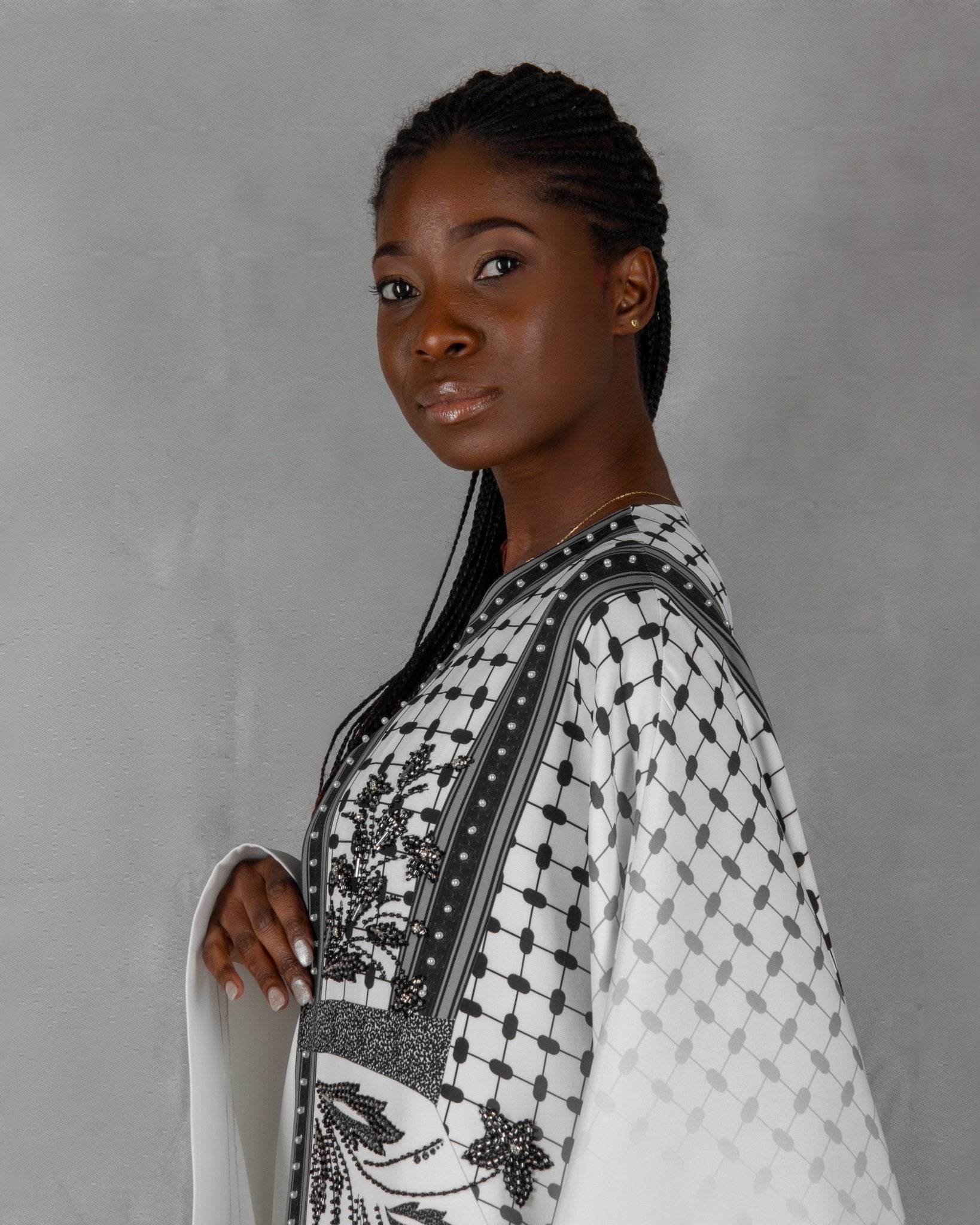 AIN - KAREM25 ABAYA - Mohamed Nour Designs - ABAYA - 