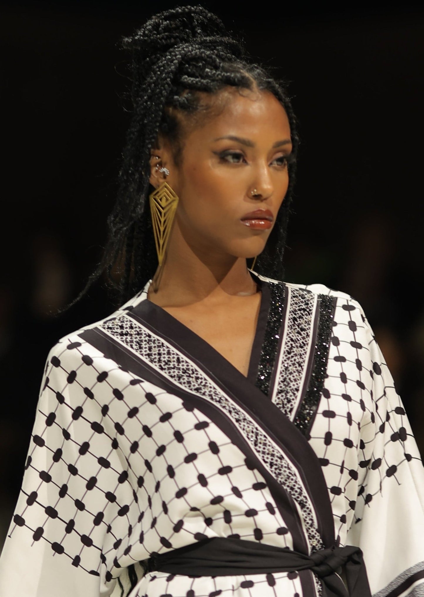 Khan Younes Kaftan - Mohamed Nour Designs - dress - 