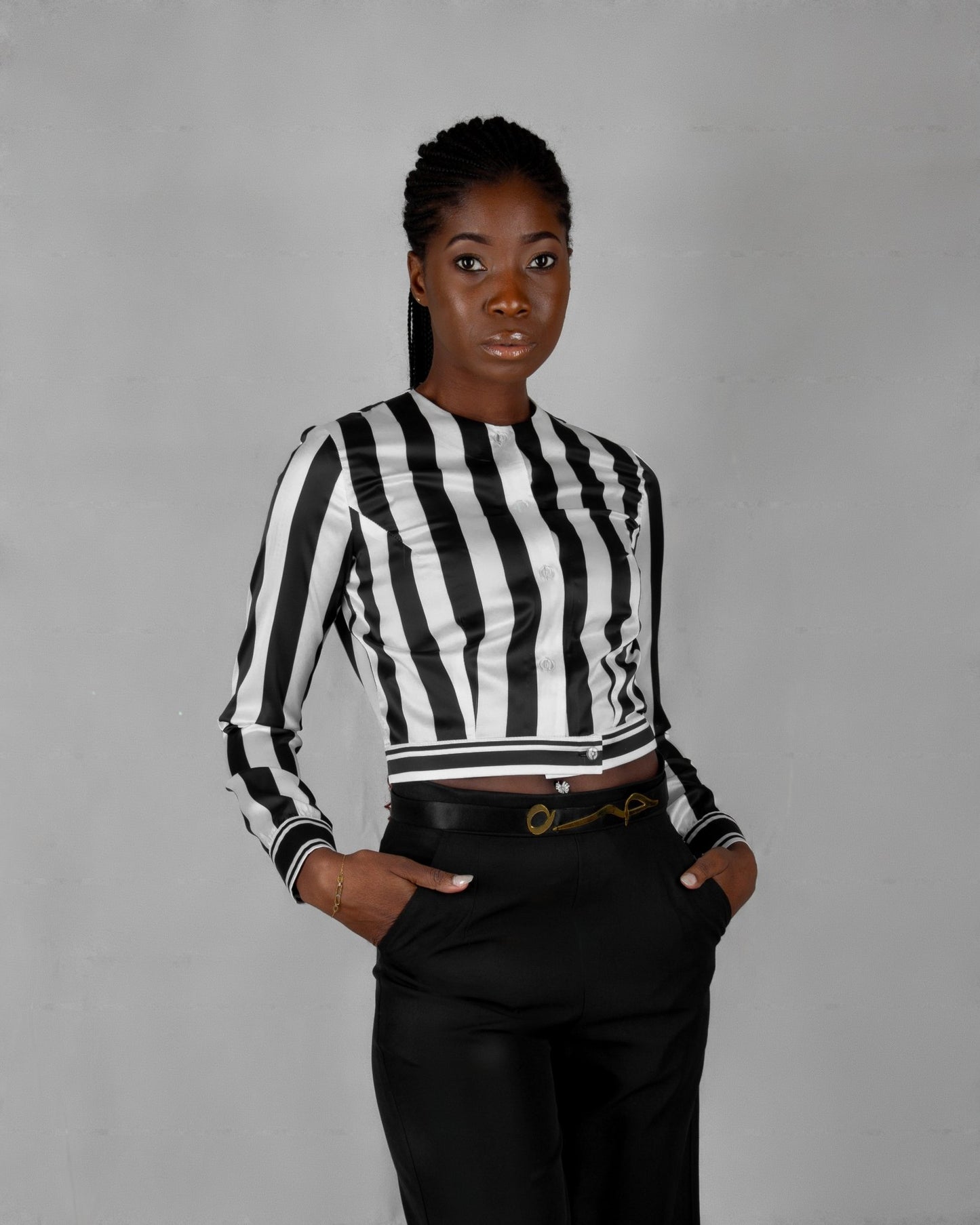 AL - FALOUGA25 BLOUSE - Mohamed Nour Designs - blouse - 