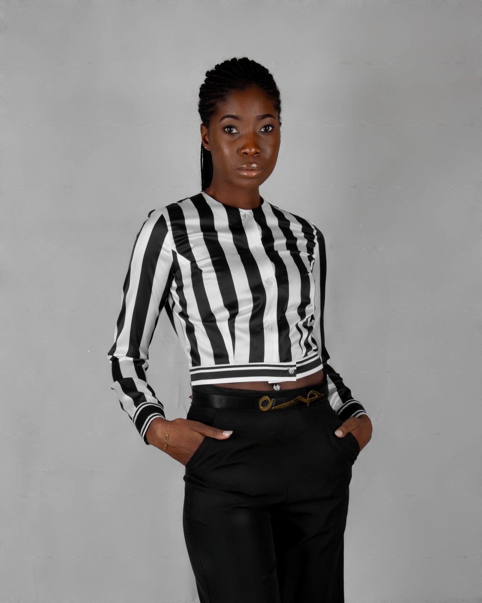 AL - FALOUGA25 BLOUSE - Mohamed Nour Designs - blouse - 