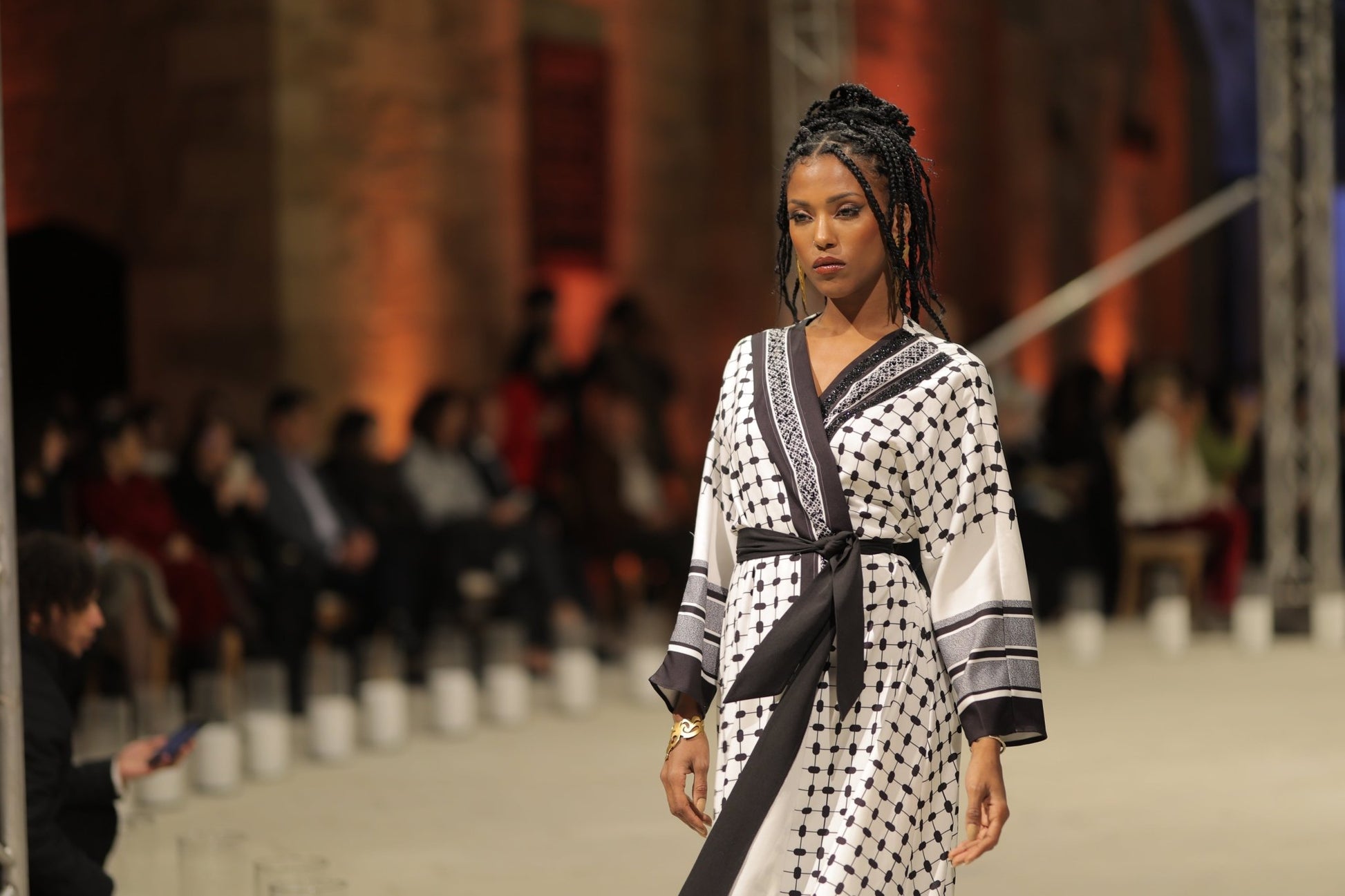 Khan Younes Kaftan - Mohamed Nour Designs - dress - 